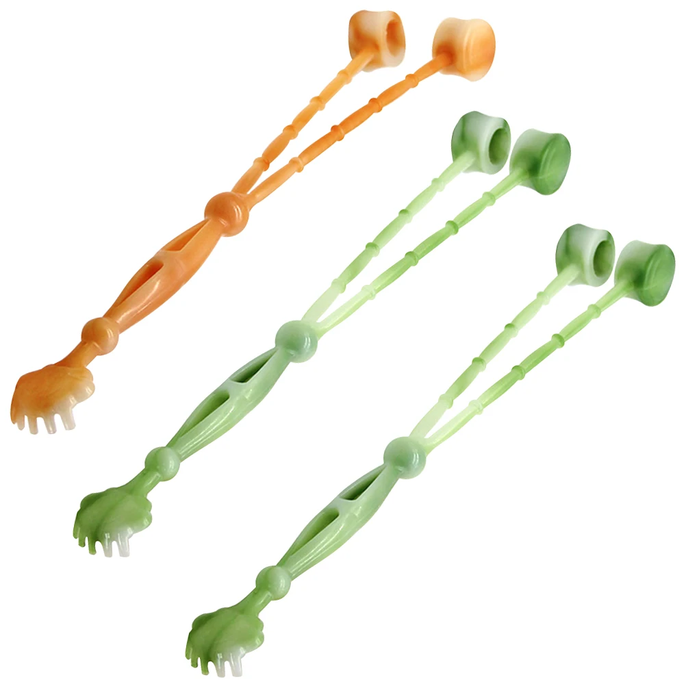

3pcs Back Hammer Massager Rustproof Ergonomic Massage Stick Multifunctional Body Neck Scratcher Therapy Tool Knock Stick For