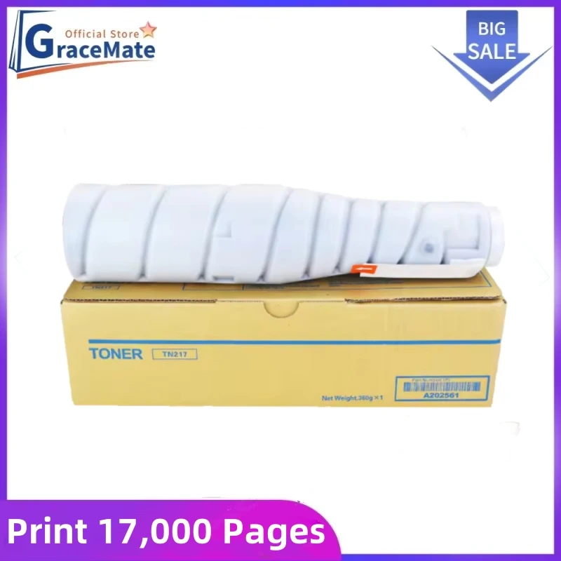 GraceMate 2 Pack High Quality TN217 TN 217 Toner Cartridge Compatible for Konica Minolta BH223 BH283 223 283 7828