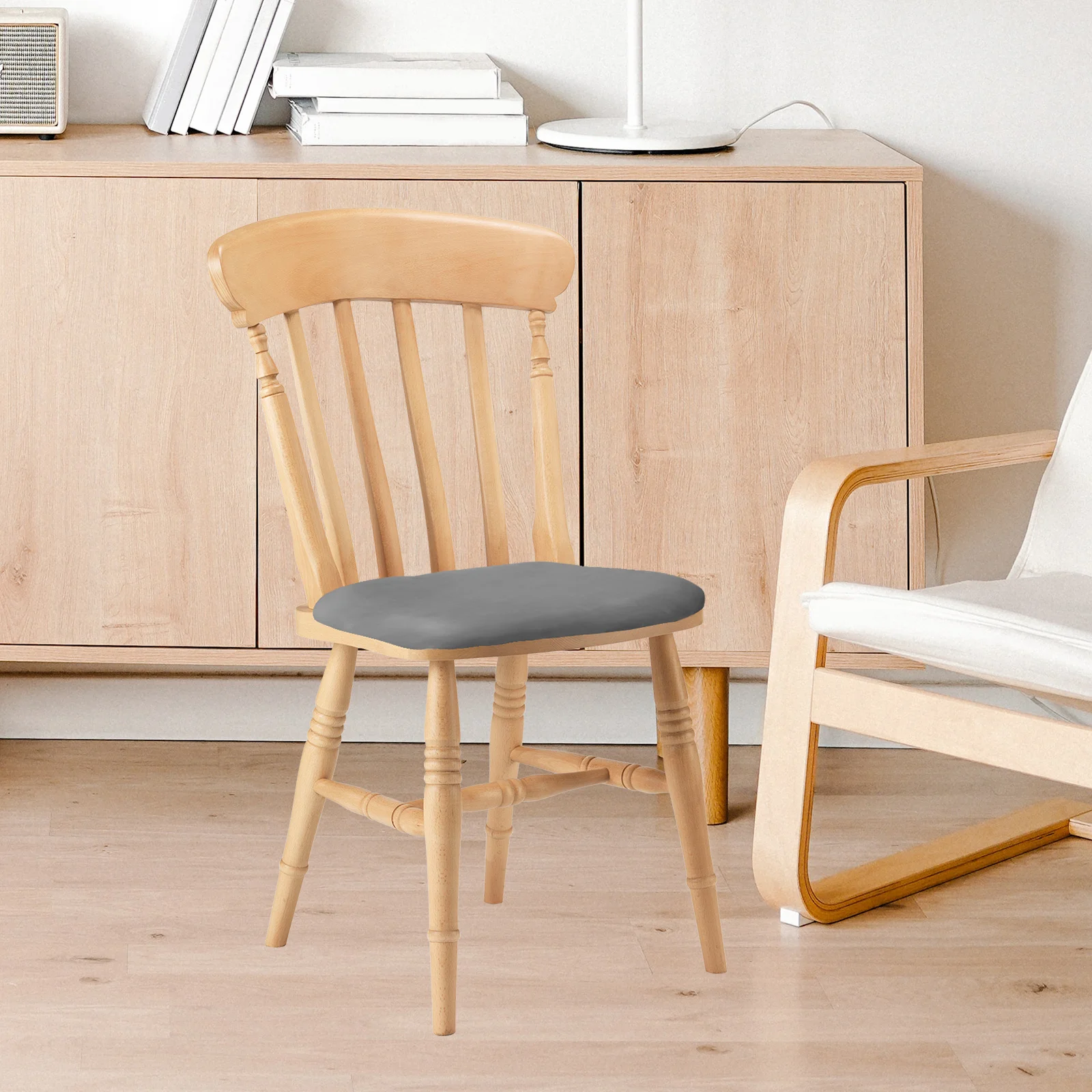 غطاء كرسي حريري الحليب قابل للتمدد، واقي مقاوم للماء لمكتب غرفة الطعام وكراسي المكتب وغطاء مقعد قابل للإزالة للاستخدام اليومي