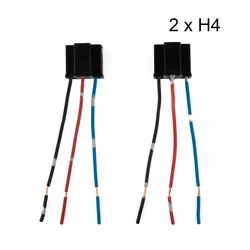 Part Socket Connector 3 Pin Accessories H4 Headlight Plug Repair Bulb Holder Wire Socket 10 Grams High Quality