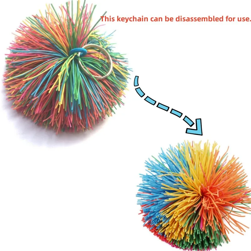 Rainbow Koosh Ball Juggling สําหรับเด็กเกมกีฬากลางแจ้งของเล่นสําหรับชายหญิง 3-10 ปี Brinquedos Infantil Menina 6 ซม./9 ซม.