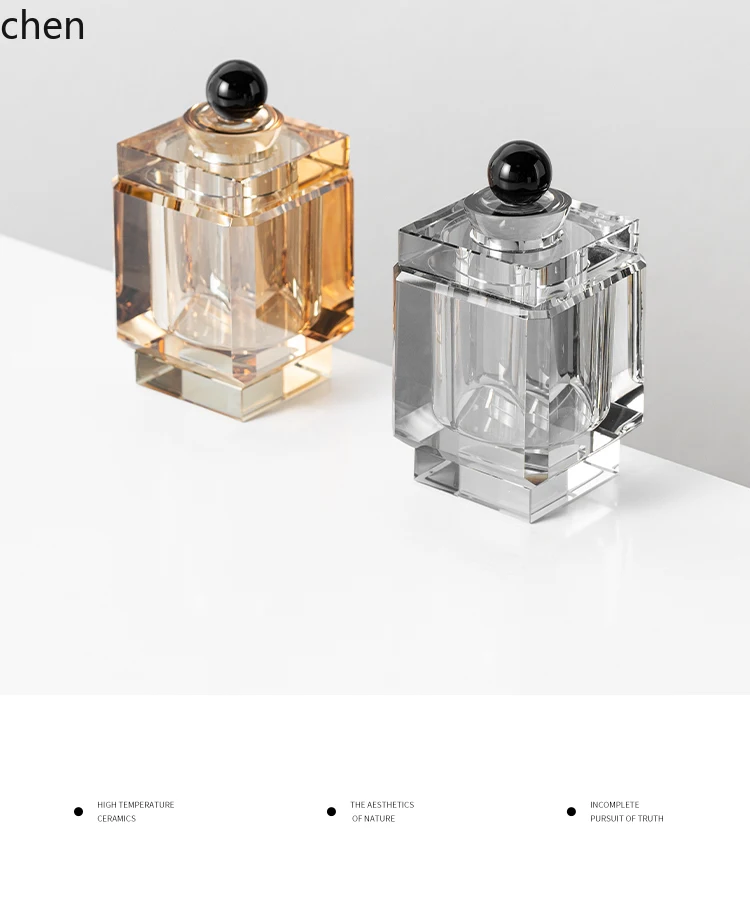 HXL Geometric Crystal Ornament Sample Soft Decoration Wine Cabinet Office Desk