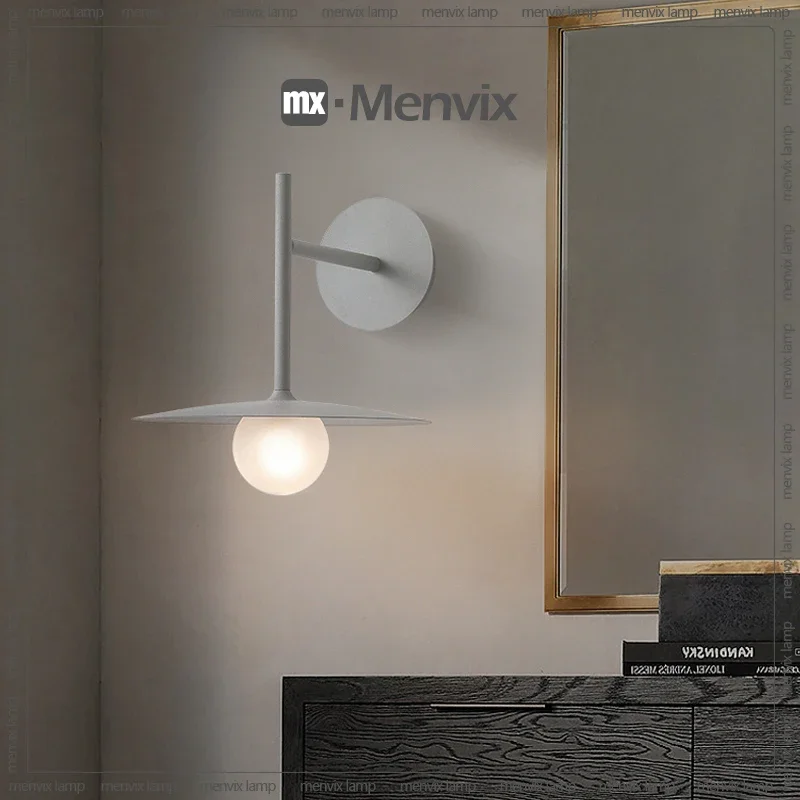 Menvix-Lámpara de pared moderna, accesorios de iluminación LED nórdicos, candelabros creativos para mesita de noche, sala de estar, decoración interior del hogar, luminaria