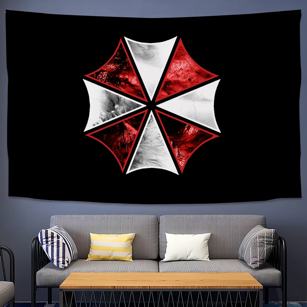 R-Residents Game Evil flag For Picnic Party Camping Banner Outdoor Atmosphere Cloth