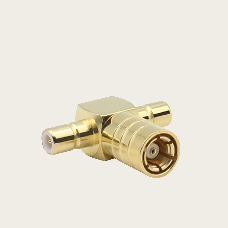 SMB Adapter SMB-JKJ 3-way Head 1 Female to 2 Male SMB Adapter 50 ohms