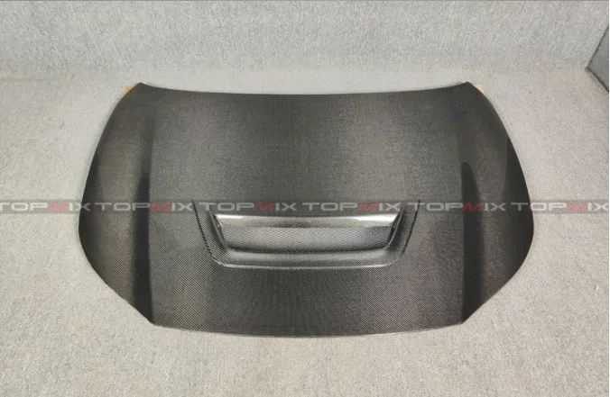 New！ Real Carbon Fiber Car Front Bumper Bonnet  Engine Hood Vent Cover For Mazda CX30 CX-30 2020 2021 2022 2023 2024