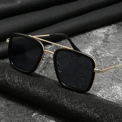 Metal Glasses The Same Style Double-Barreled Sunglasses For Women Marine Style Man Eyewear Steampunk Sun Glasses Male Goggles
