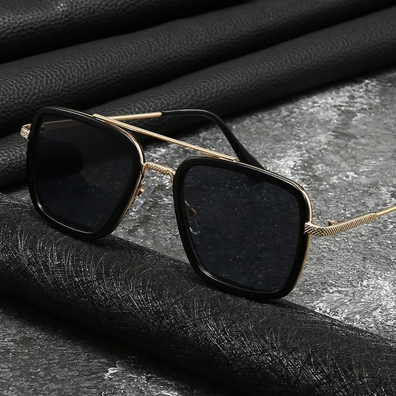 Metal Glasses The Same Style Double-Barreled Sunglasses For Women Marine Style Man Eyewear Steampunk Sun Glasses Male Goggles