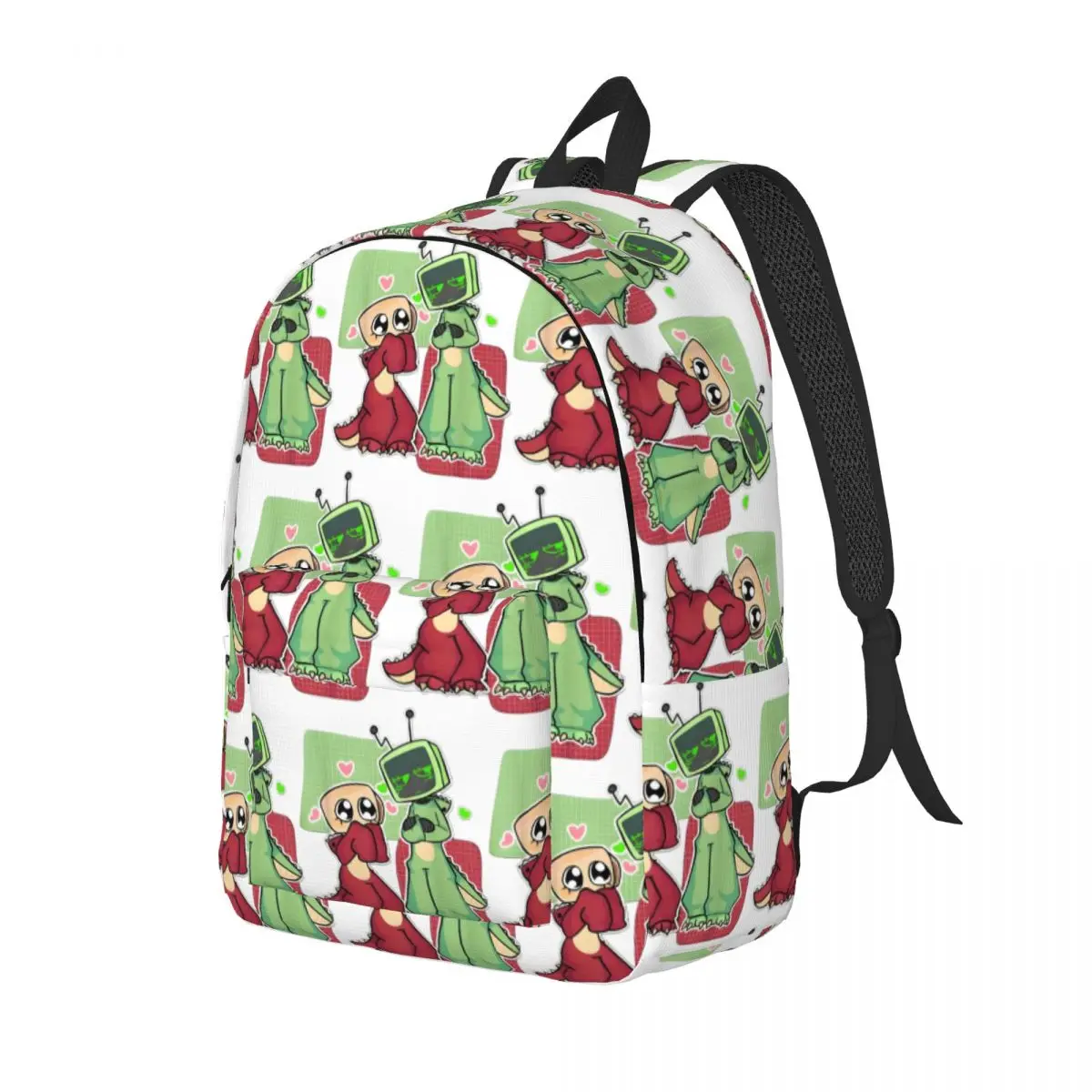 حقيبة ظهر ريترو جيم لطيفة على شكل رسوم كرتونية Dandys World لمرحلة ما قبل المدرسة ورياض الأطفال وحقائب كتب للأولاد والبنات والأطفال في الهواء الطلق