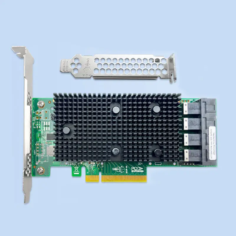 

LSI 9400-16i SATA/SAS КАРТА контроллера HBA 12 Гбит/с PCIe 16-портовая поддержка жесткого диска NVME