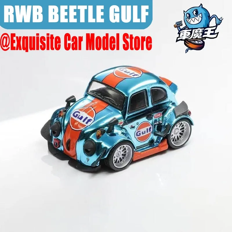 Demon King 1/64 RWB BEETLE GULF in Stock Alloy Car Static Die Cast