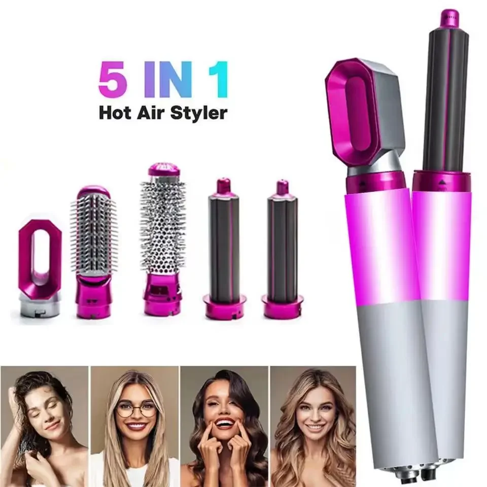 

Suitable for Dyson 5-in-1 hair dryer hot comb set, professional wave iron straightener, tool style home hair dryer