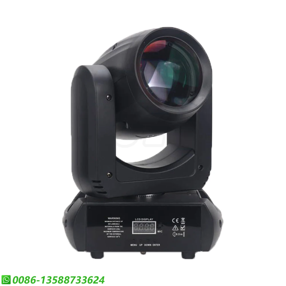 Imagem -05 - Led Beam Spot Pattern Moving Head 18 Rotating Prism Dmx Music Prism Festa de Casamento Event Show dj Disco Iluminação Palco Pcs 150w