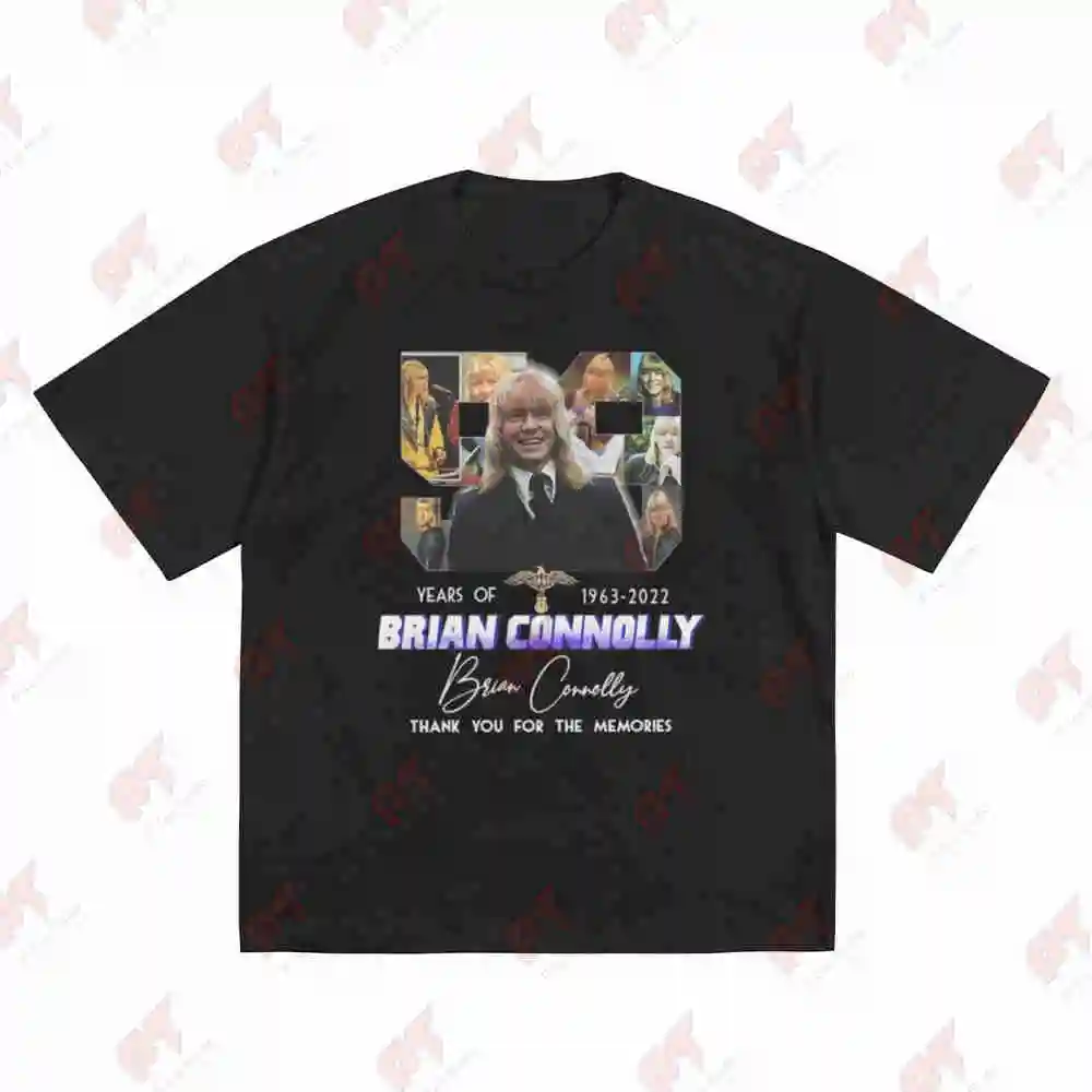 59 Years Of Rock N Roll 1963 2022 The Sweet Brian Connolly Tribute Short Sleeve Tee 100% Cotton T-Shirt