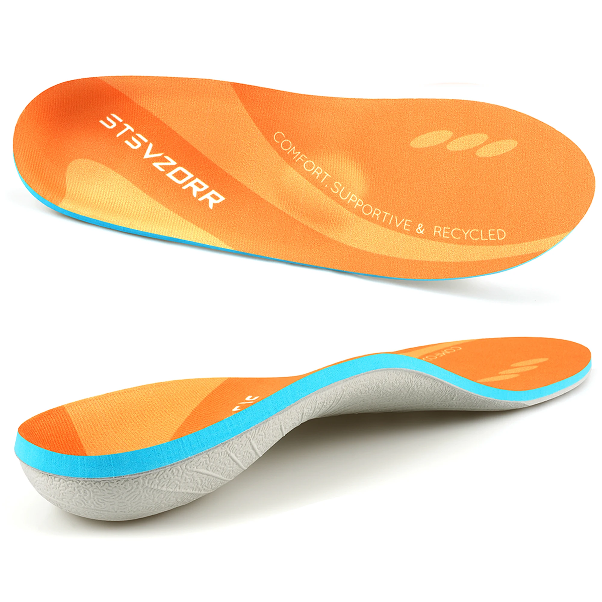 Orthopädische Sport-Einlegesohle für Plantarfasziitis, für Männer und Frauen, Sneaker, Plattfüße, hohe Fußgewölbestütze, orthopädische Einlagen, Plantillas-Einlegesohle – Detail 14