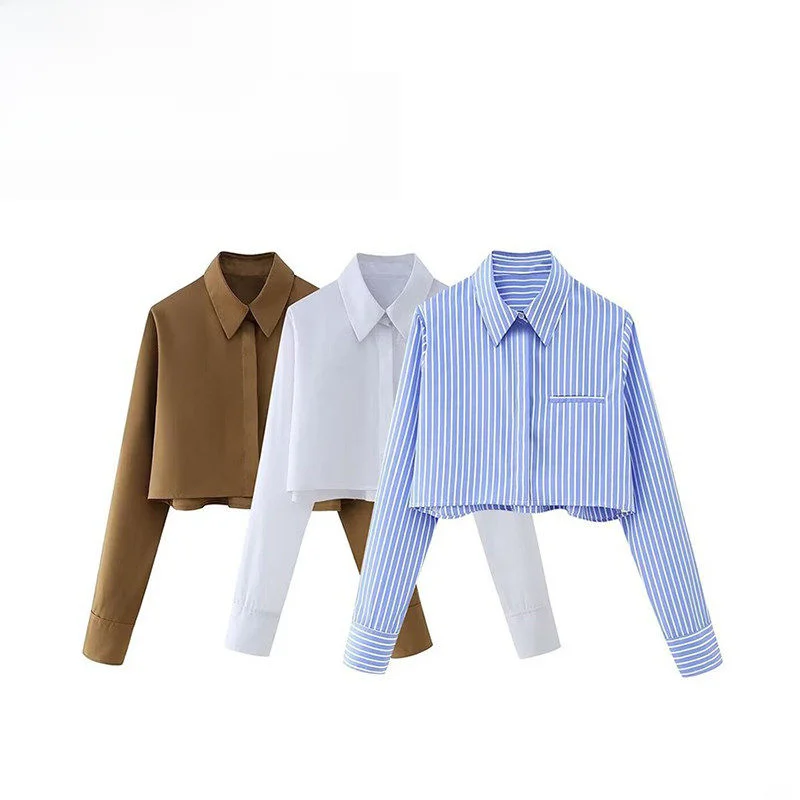 

Модная женская футболка ZR: осенняя новинка, универсальная, простая, из полиэстера, с длинным рукавом