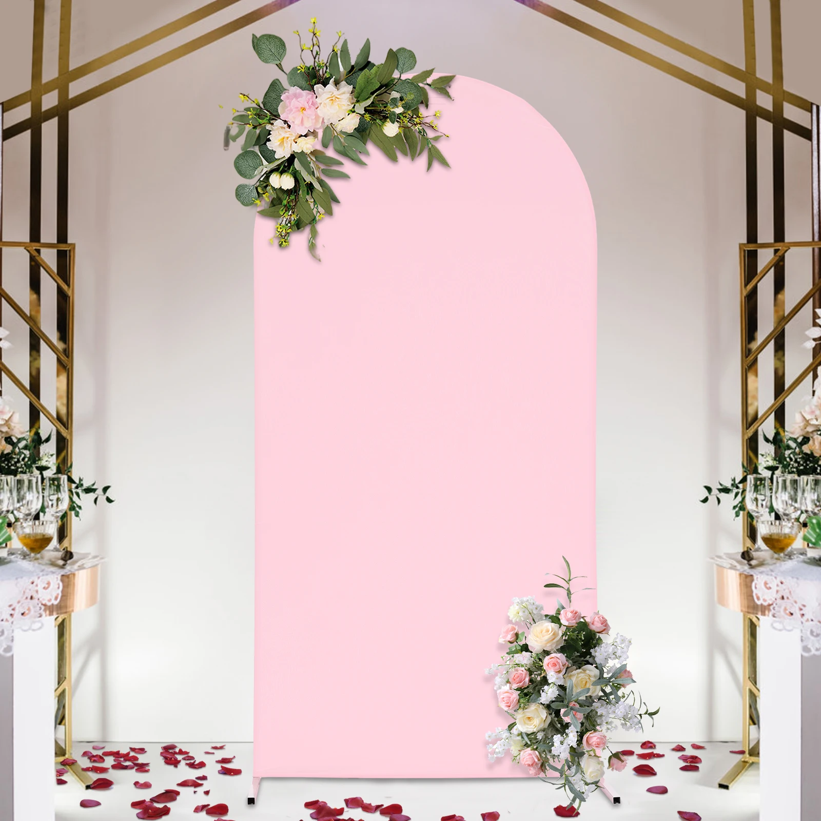 3,28*1,64*6,56 pies arco de boda globo telón de fondo de boda soporte arco marco Kit para fiestas de boda Banquetes