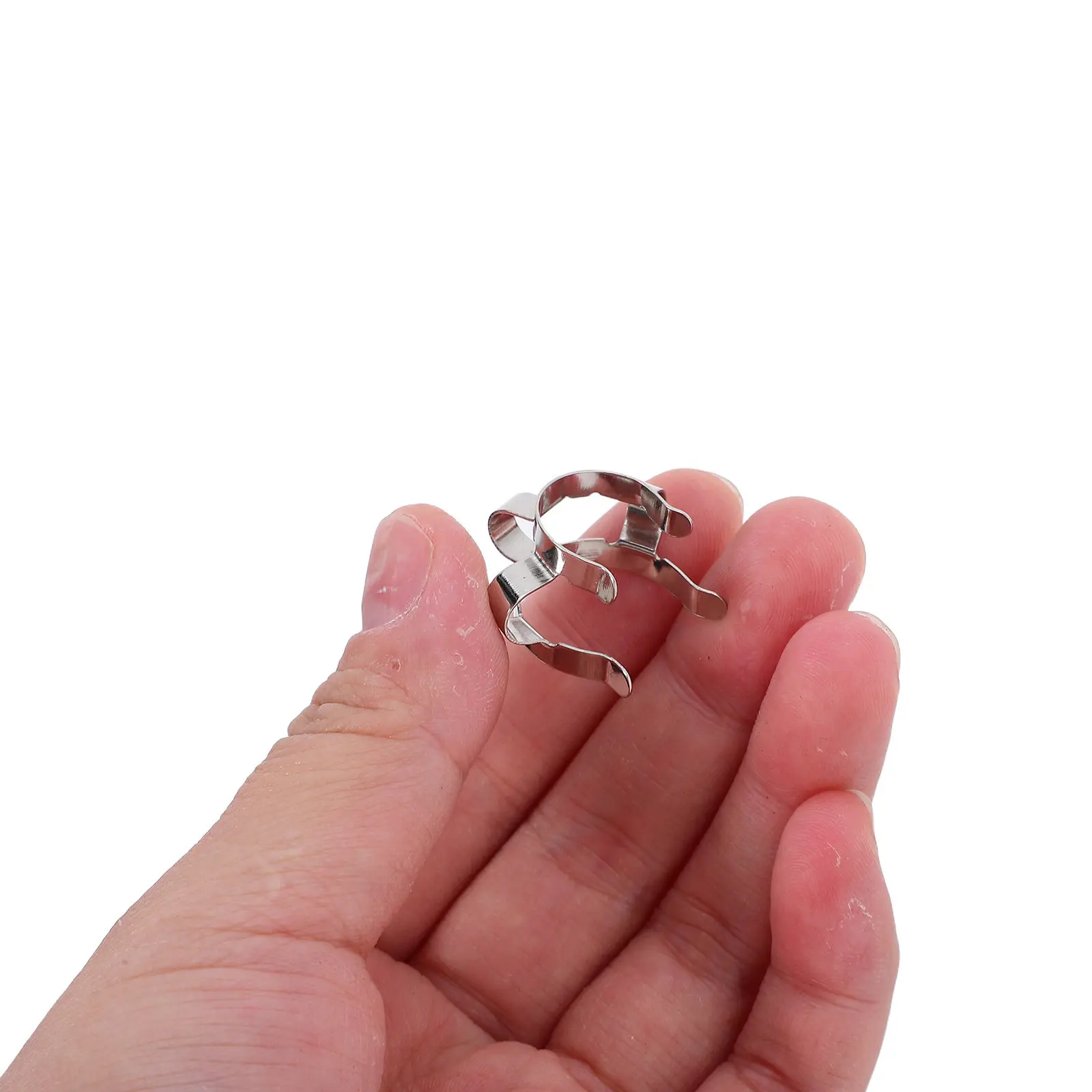 

5Pcs Stainless Steel Beaker Clamp Holder Laboratory Support Stand for Chemistry Experiments Scientific Glassware Stand Lab Clamp