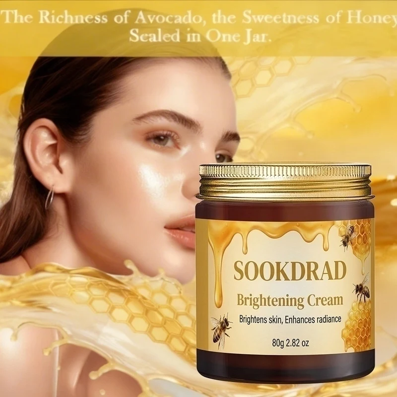 Daily Radiance Honey Brightening Cream, Face Use, All Skin Types, 80g/2.82oz, Daily Commute