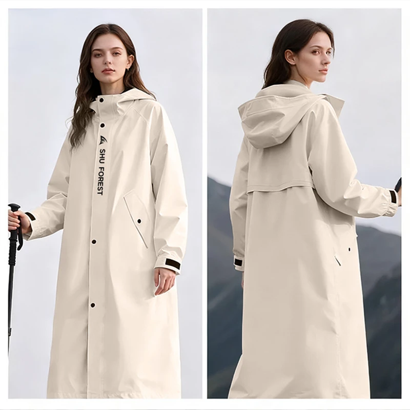 

Стильная уличная туристическая велосипедная куртка от дождя, водонепроницаемое и ветрозащитное пончо от дождя для мужчин и женщин, подходит для путешествий