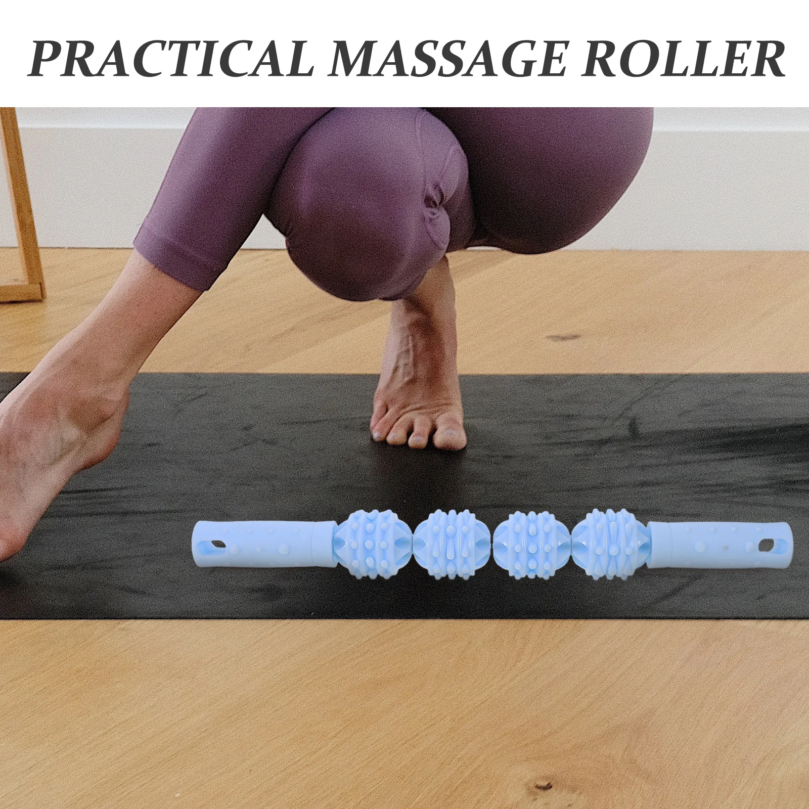 

Relieve Muscle Soreness Ergonomic Calf Massager Durable Massage Roller Stick For Leg Muscle Relaxing Roller Manual Massager Deep