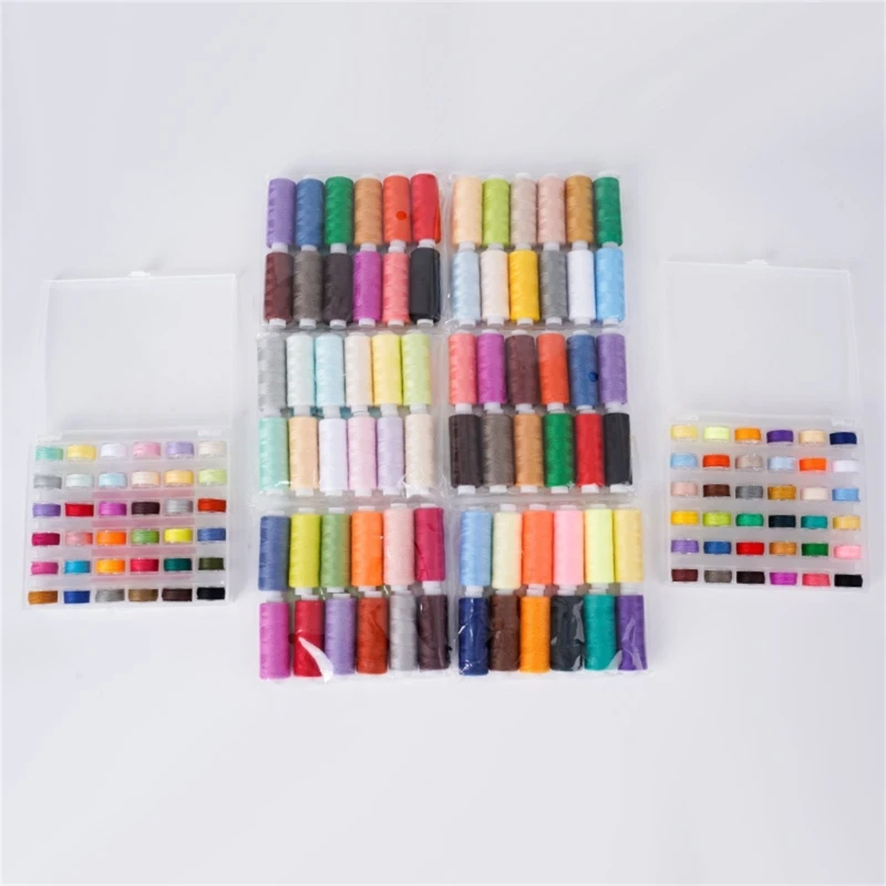 36 Màu Prewound Bobbins Ren Với 36 Cuộn Dây Polyester Đường Chỉ May Bộ Dành Cho Người Mới Bắt Đầu Máy Khâu Tay F1CC