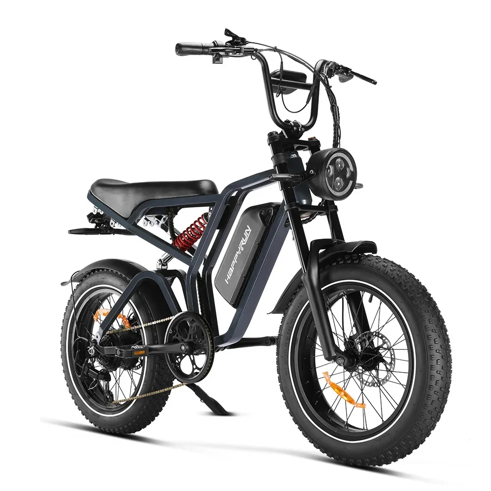 

HAPPYRUN Tank G60C 20"*4" Fat Tires Electric Bikes Trie Dirt All Terrain 750W 48V 18Ah
