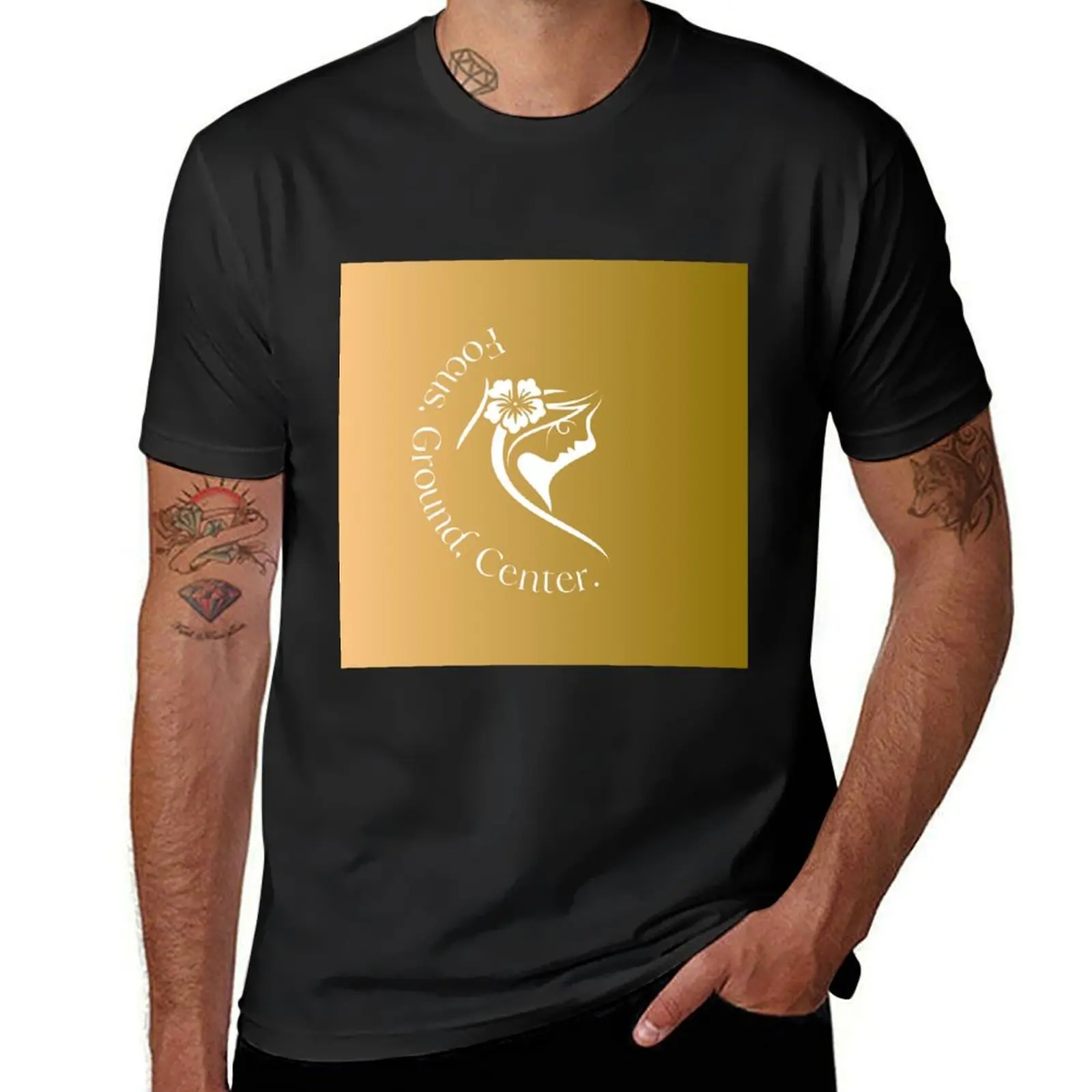 

Serenity Bloom: Find Your Center T-Shirt rapper graphic tees oversized luxury designer luxury clothes men