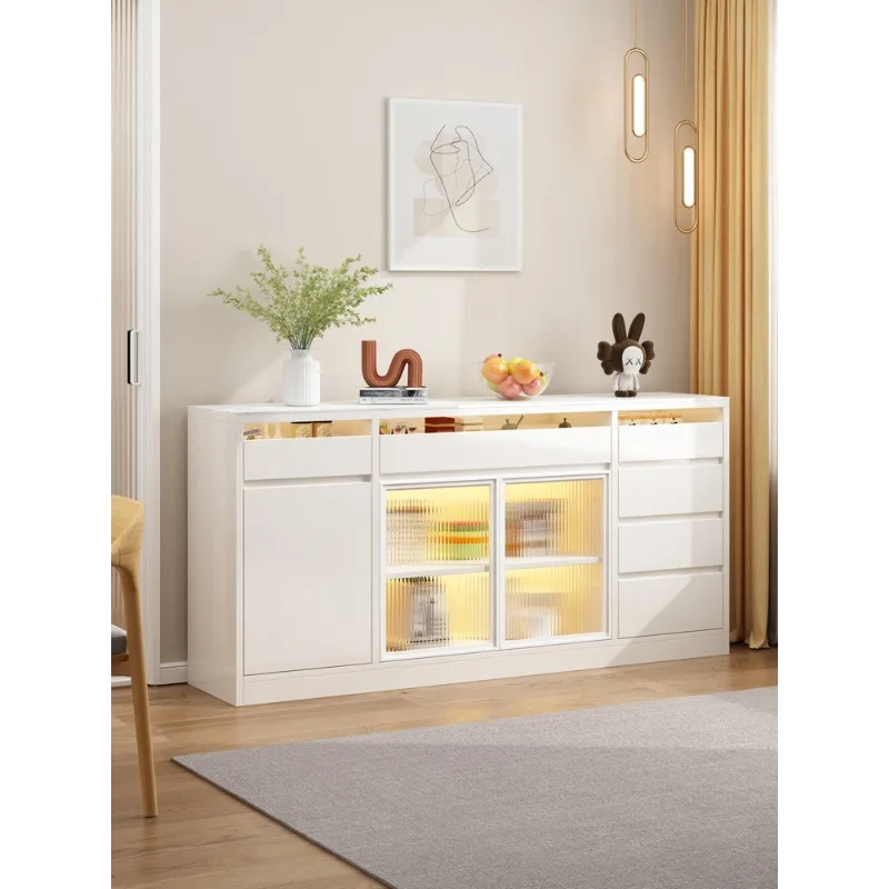 Slate dining side cabinet Living room tea cabinet Sofa backrest storage Against the wall Cupboard storage  Kitche