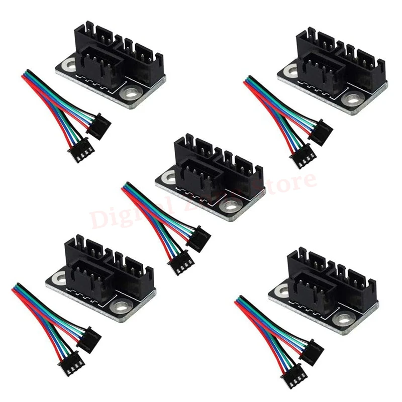 

5Pcs 3D Printer Stepper Motor Parallel Module With Cable Compatible with Double Z Axis Dual Z Stepping Motors Reprap Prusa