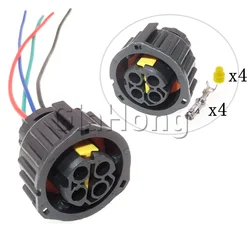 1 Set 4 Ways 1-1813099-2 AC Assembly Car Oxygen Sensor Waterproof Socket 1-1813099-1 967325-1 Automotive Electrical Connector