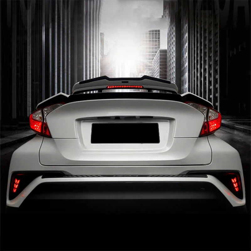 High Quality Rear Trunk Roof Spoiler Wing Fit CHR 2016-2020 Auto Exterior Decor Accessories