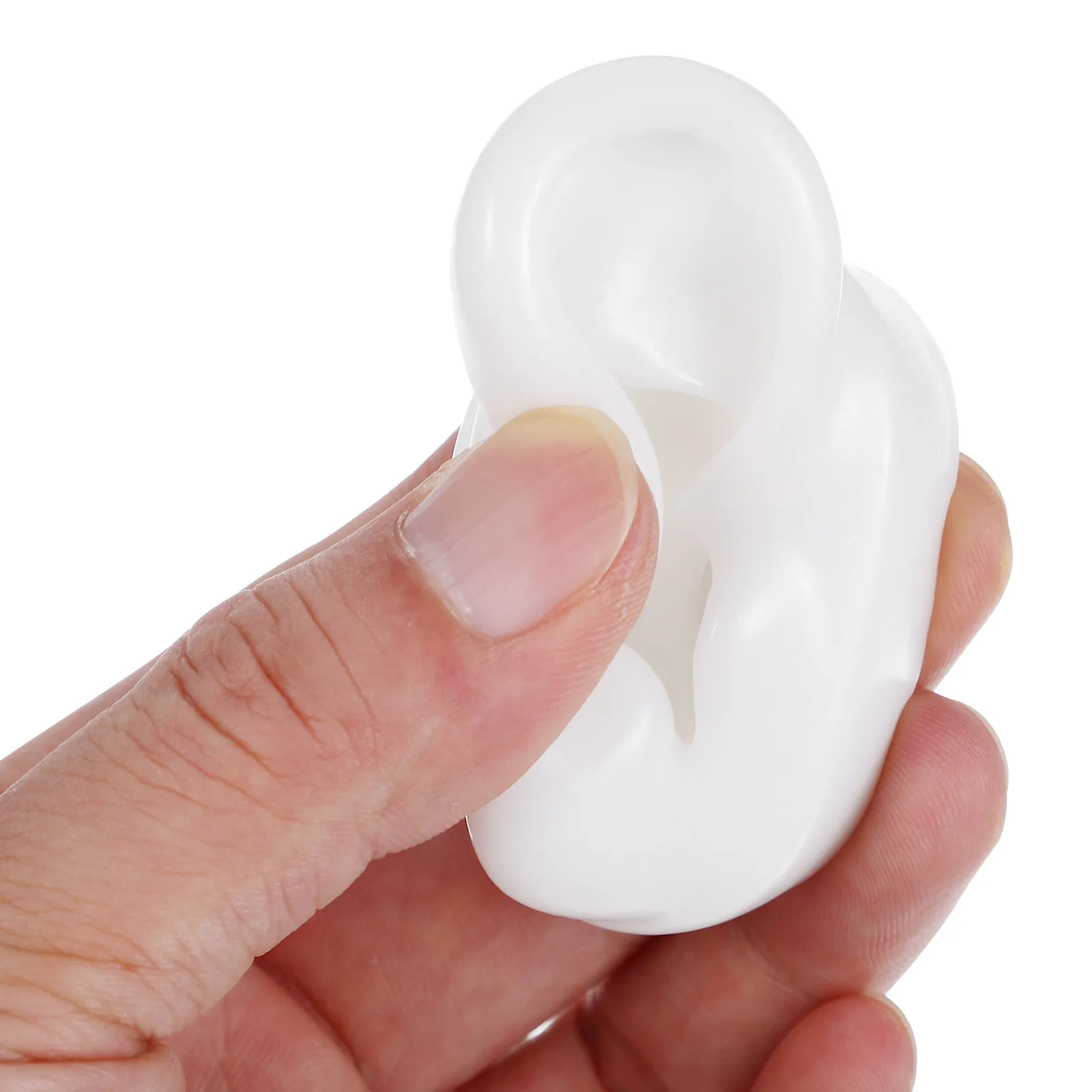 1Pair Silicone Fake Ear Models High Quality Lifelike Texture Reusable Artificial Ear Display for Earring Practice Piercing