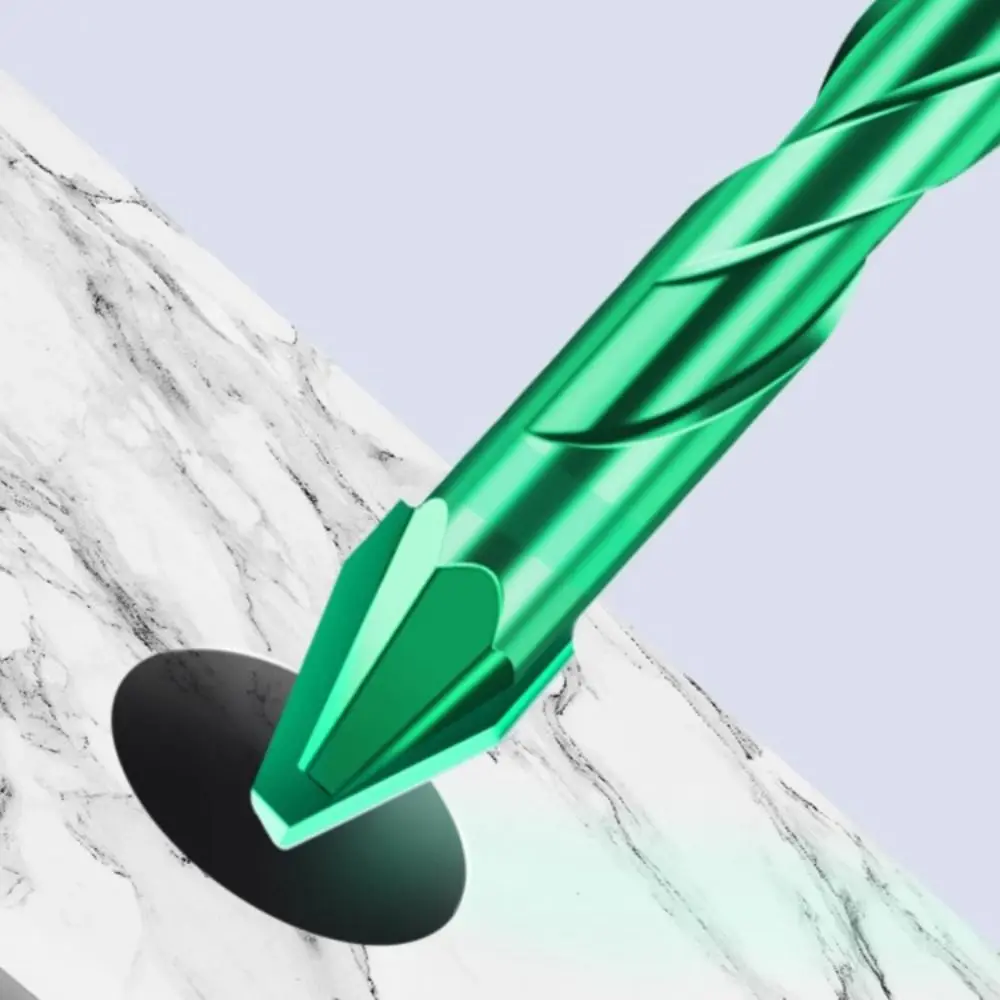 

2Pcs High Hardness Eccentric Drill Bit 6/8/10/12mm Precision Hole Drill Bit Professional High Quality Tile Drill Bit