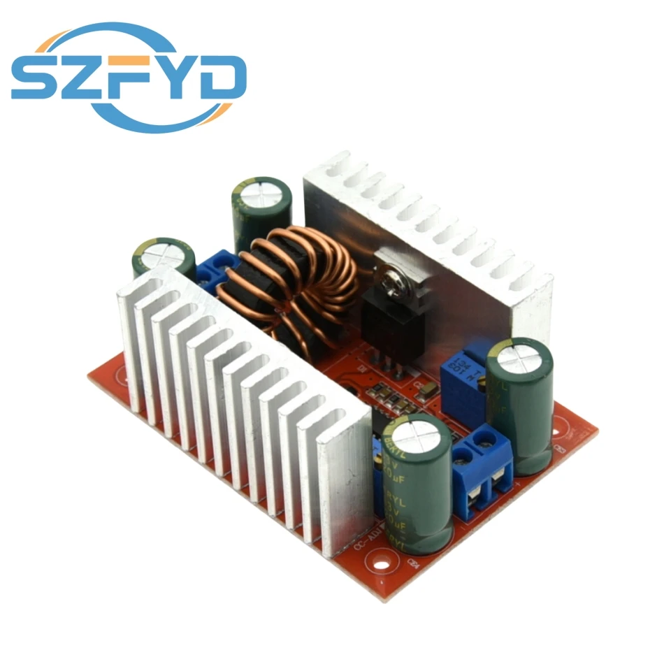 400 W 15 A DC-Boost-Konverter 8,5–50 V auf 10–60 V CC CV Step-Up-Modul LED-Treiber-Netzteil