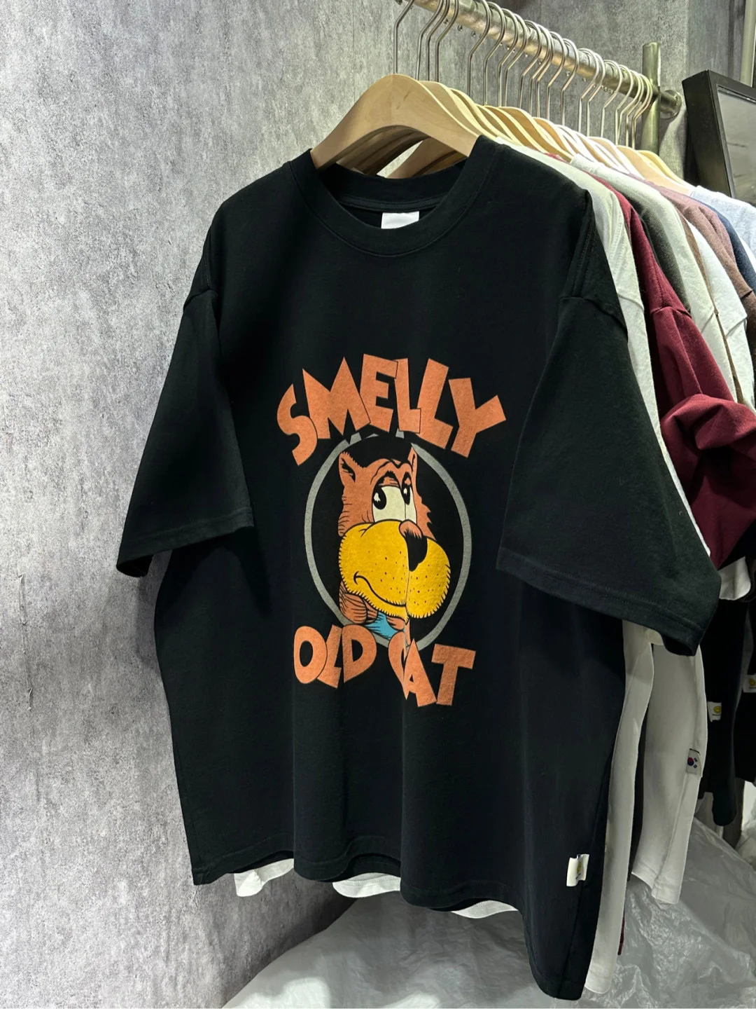 

Pure Cotton ort Sve T-irt Men's Loose Fit Summer Casual Print round Ne No Iron Treaent Youth Faion Basic Sle
