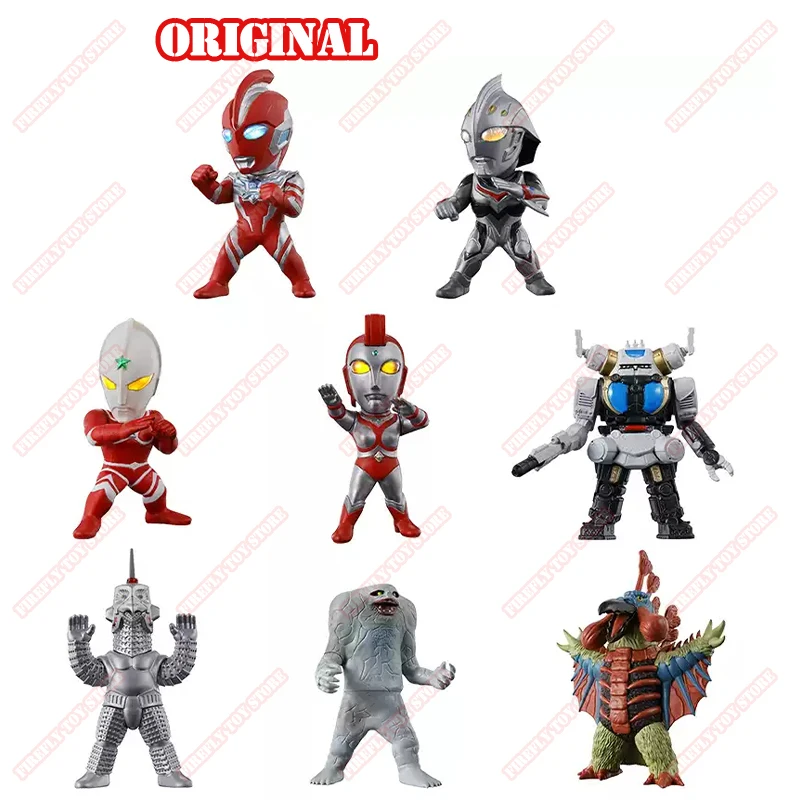 بانداي الأصلي الترامان الرسوم المتحركة الطرفية اللعب الترامان أوميغا نيكزس جونيو محاصر Gacha أنيمي عمل نموذج أرقام جمع #1