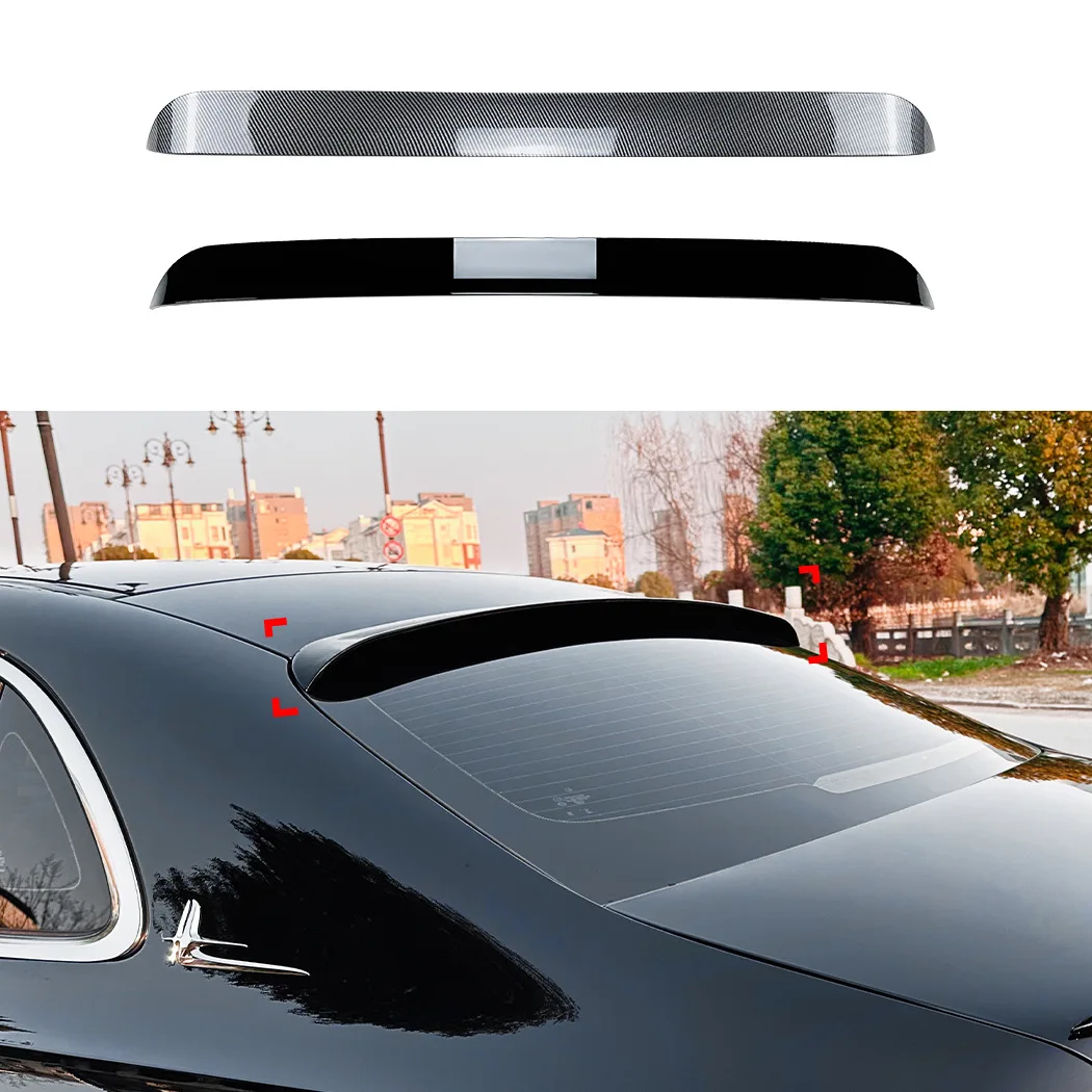 For Mercedes Benz W214 E Class E260 E300 AMG 2024 +Car Rear Trunk Upper Top Spoiler Lip Roof Wing Body Kits Tuning Trim