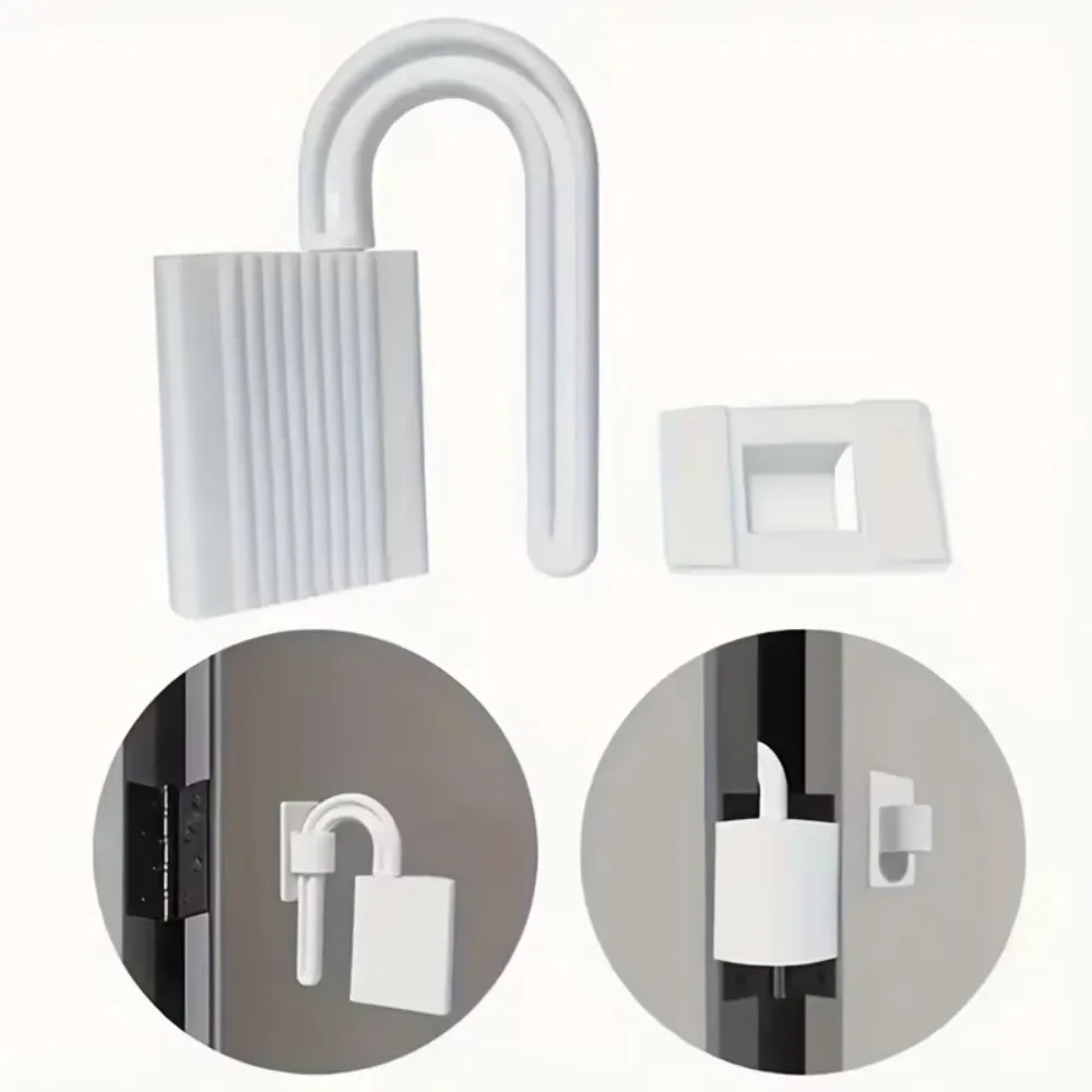 2026 new 1 Set Anti-Pinch Door Gap Stopper, Suitable for Bedroom Door Bathroom Door, Prevents Finger Pinching Door Blocker