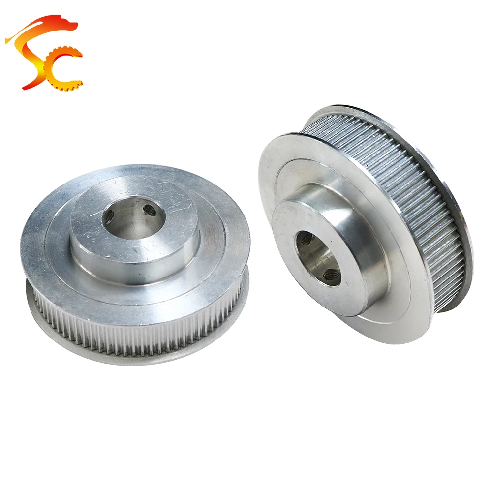ONEFIRE GT2 80 Teeth Aluminium Timing Pulley Bore 5mm 8mm 14mm for Belt width 6mm 10mm GT 2M Synchronous Belt