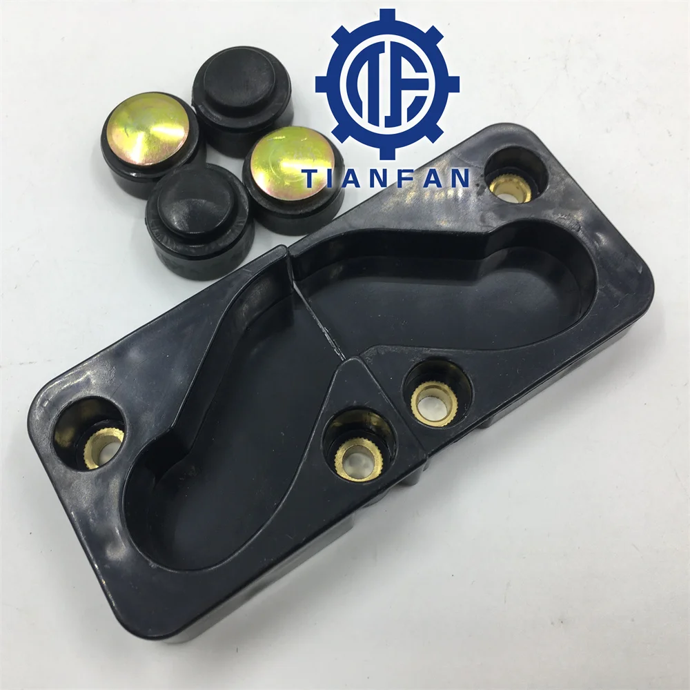 Excavator parts for Komatsu PC110 130 200 360-7 front glass pulley track limit block high quality