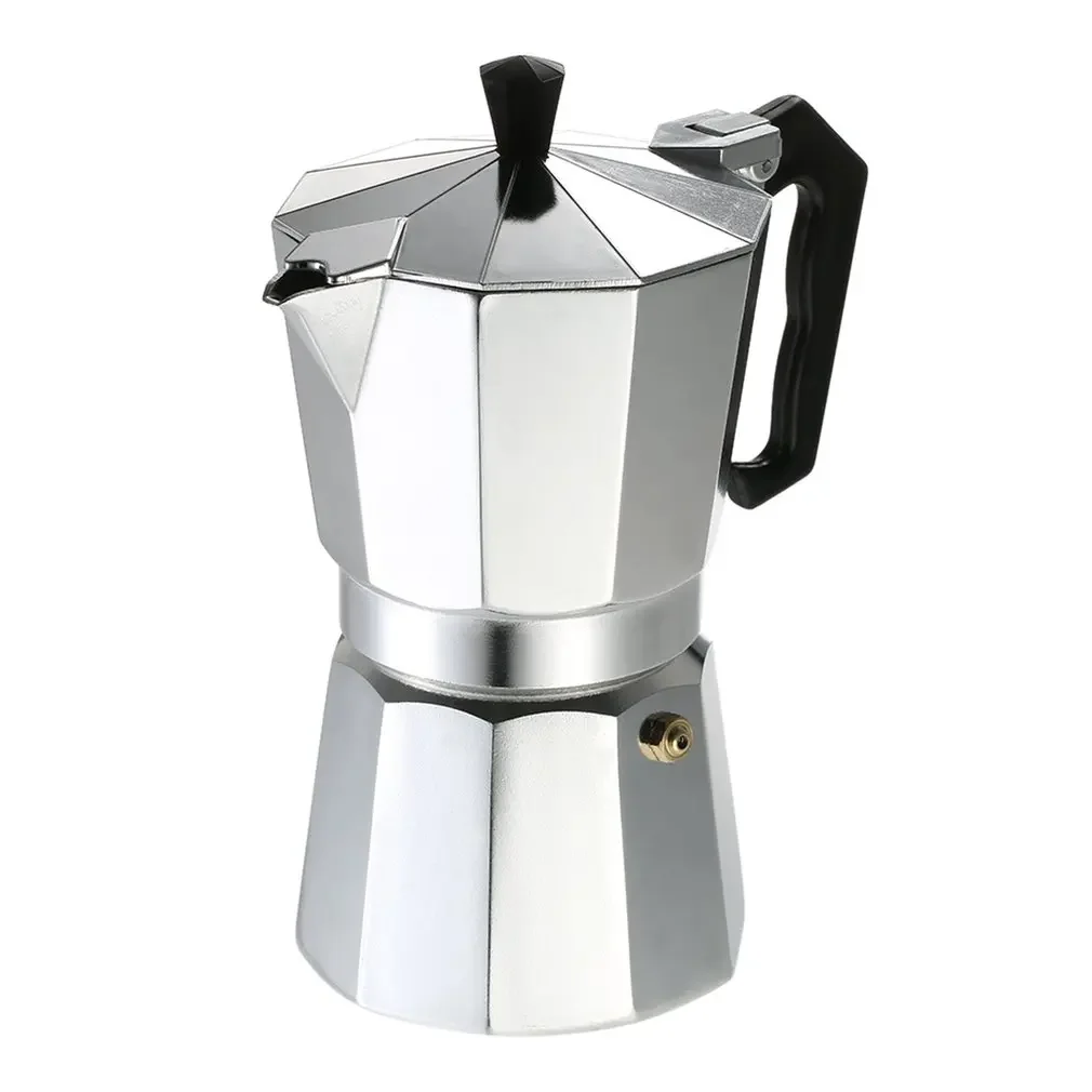 Aluminum Coffee Pot 3Cup/6Cup/9Cup/12 Cup Espresso Percolator Stovetop Mocha Pot Electric Stove