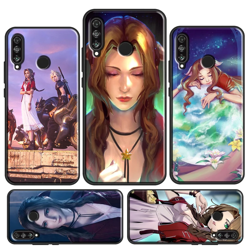 Aerith Gainsborough Final Fantasy Case For Huawei Honor 50 70 X7 X8 X9 P50 P30 Pro P20 P40 Lite Nova 9 P Smart 2019 Cover