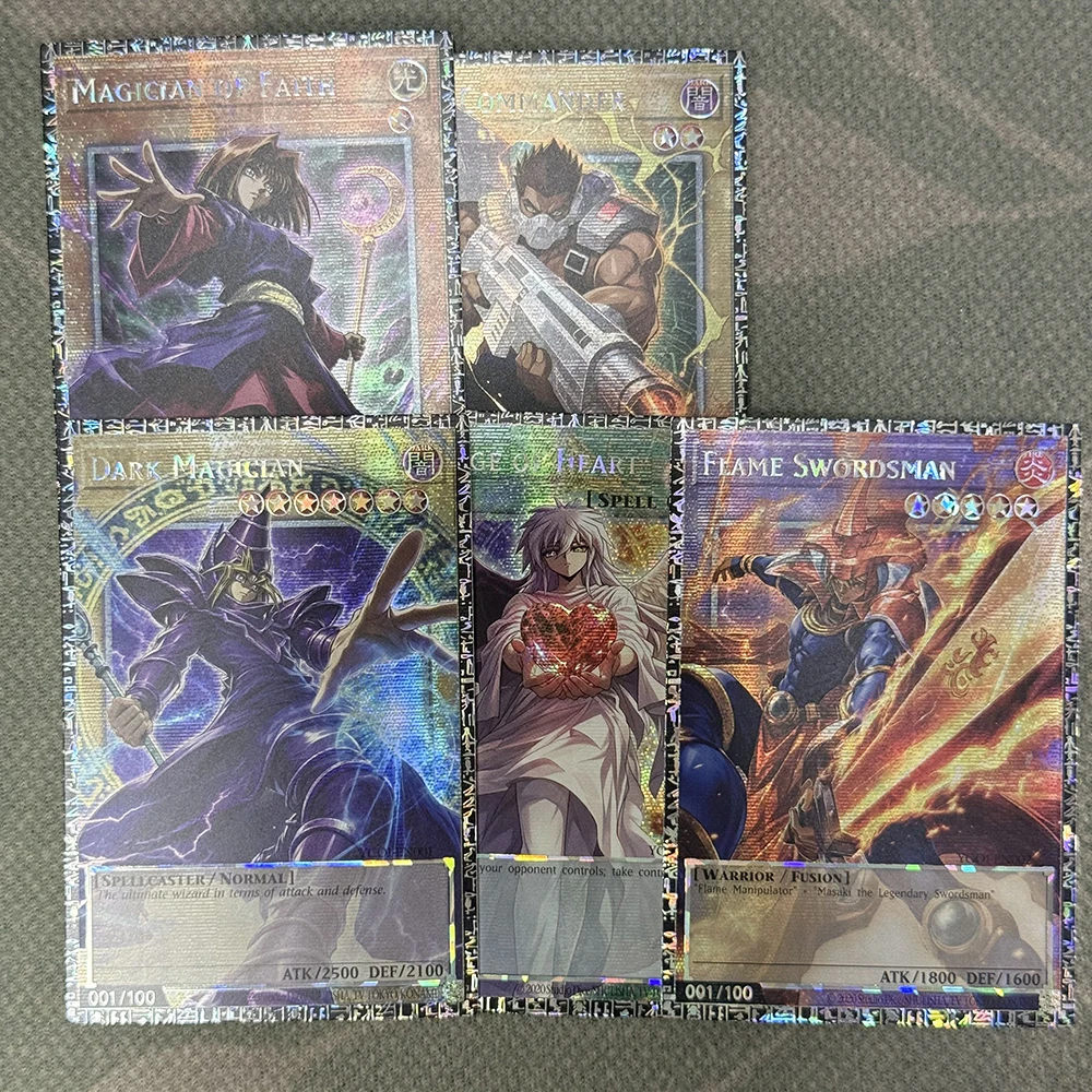 Orica YUGIOH Collection DIY Proxy Cards - Flame Swordsman Change of Heart Cyber Commander Dard Magician Dark Magician Non-Origin