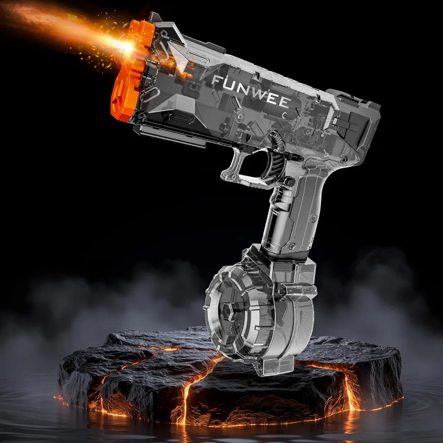 

2025 New Upgrade Electric Water Guns for Adult Kid Light Up Strongest Full Auto Watergun High Capacity 500+ Water Blaster 2630