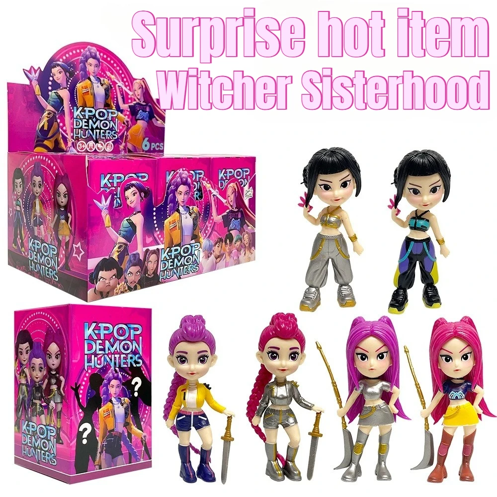 

Популярные новые товары 2027. Групповые фигурки охотника ведьмы. Слепые коробки. Модные игрушки. Декоративные украшения. Детские праздничные подарки.