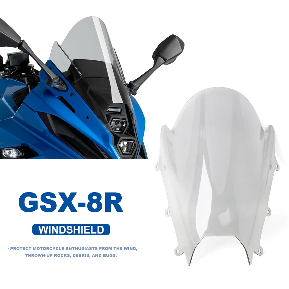 

3 Color For Suzuki GSX-8R GSX 8R GSX8R 2024 2025 New Motorcycle Windscreen Windshield Wind Deflector Flyscreen