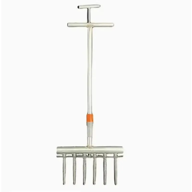 Onion Seedling Transplanter Tool - 3-in-1 Automatic Dibber Punch Planter for Scallion, Leek & Vegetable Garden Planting