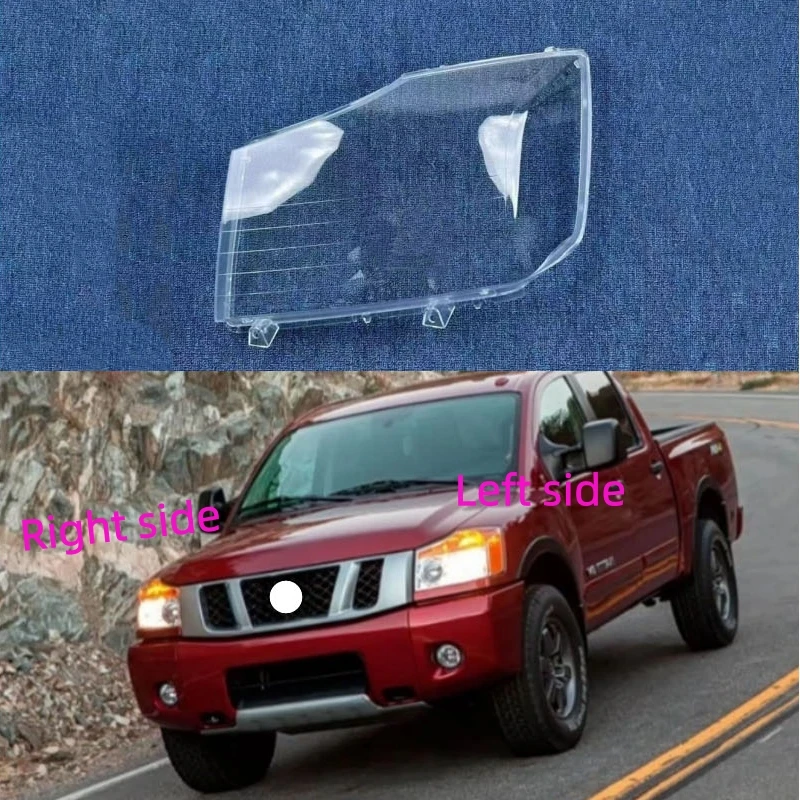 

For Nissan Titan 2007 2008 2009 2010 2011 2012 2013 Headlamp Lens Headlight Shell Headlamp Cover Replacement Lamp Shade Glass