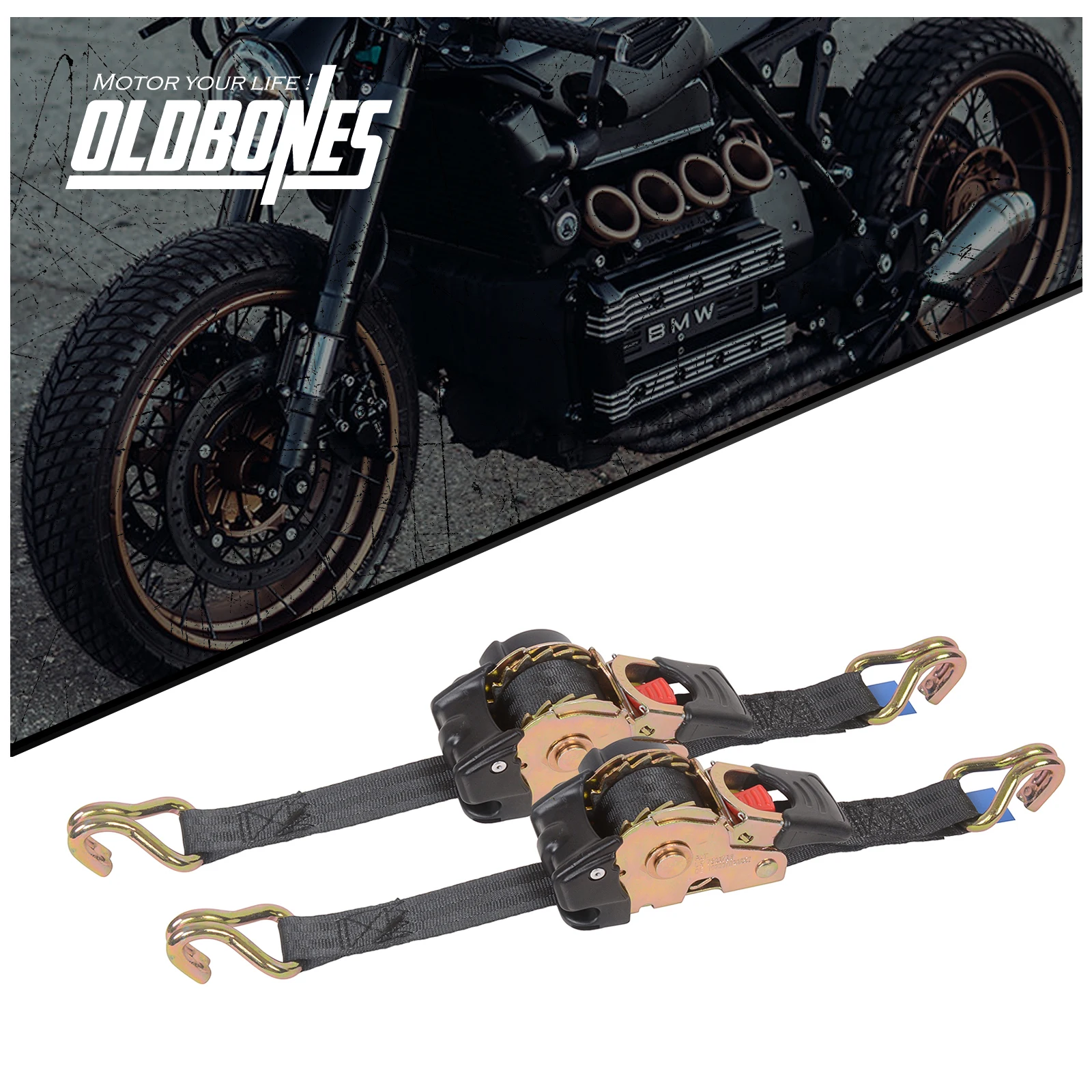 1.8M New Tie Down Belts With Automatic Rollup Auto Retractable Easy To Carry Fixed Prevent Fall Ratchet Starp 1PC/2PCS